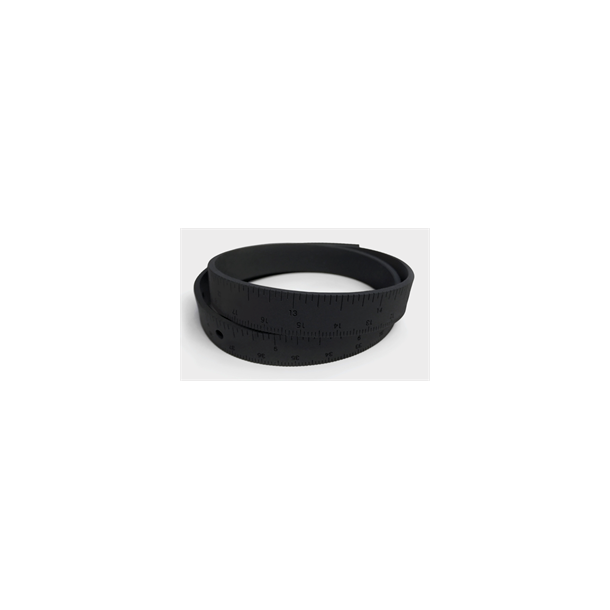 RUBBER WRIST RULER - Armbnd/Mlbnd - Silikon